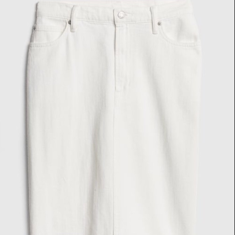 Gap High Rise Denim Pencil Skirt